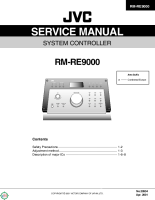 JVC RMRE-9000-Service-Manual